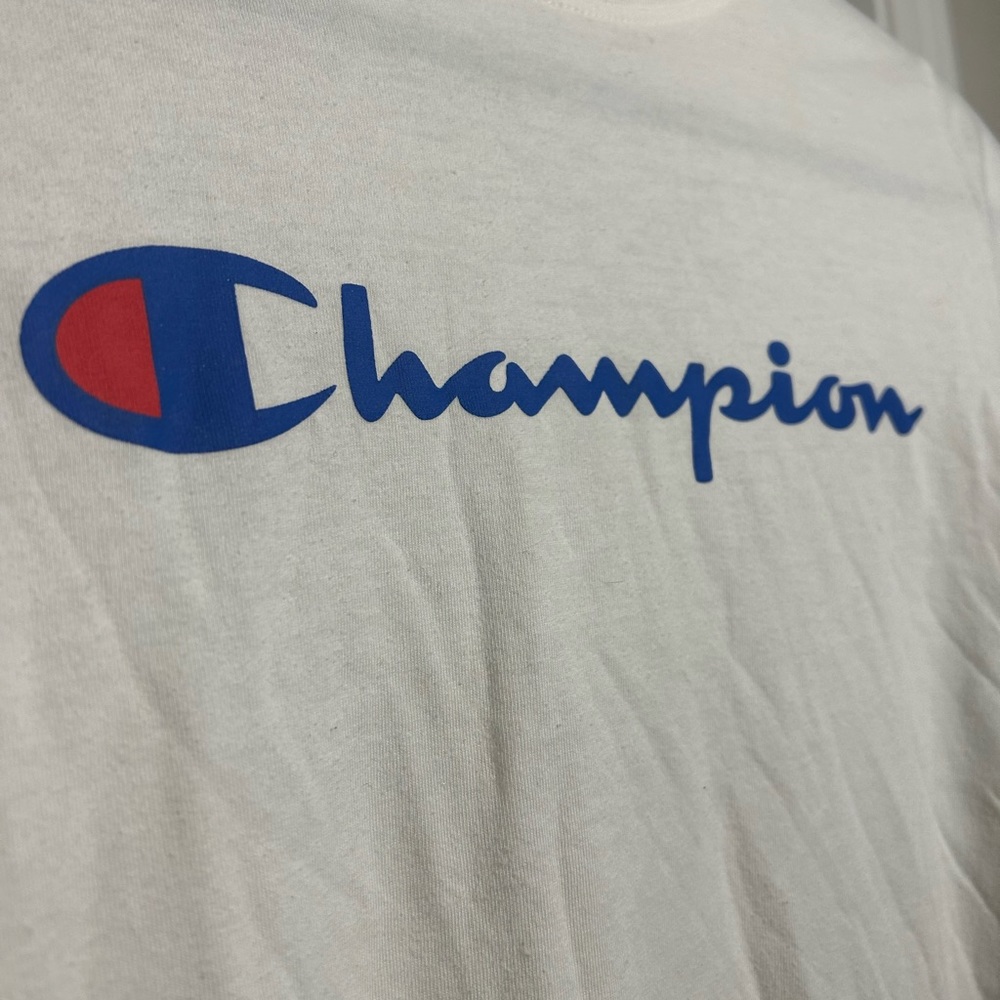 White champion shirt